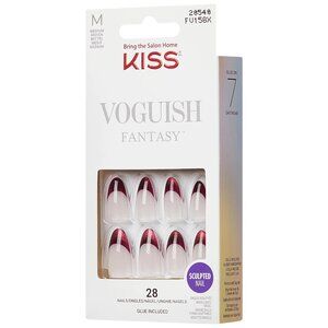 KISS Voguish Fantasy Nails Medium Length - Passionable